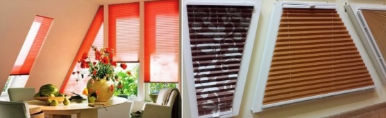 шторы плиссе для окон нестандартной формы